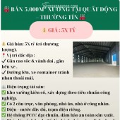  BÁN 5.000m² XƯỞNG TẠI QUẤT ĐỘNG – THƯỜNG TÍN 